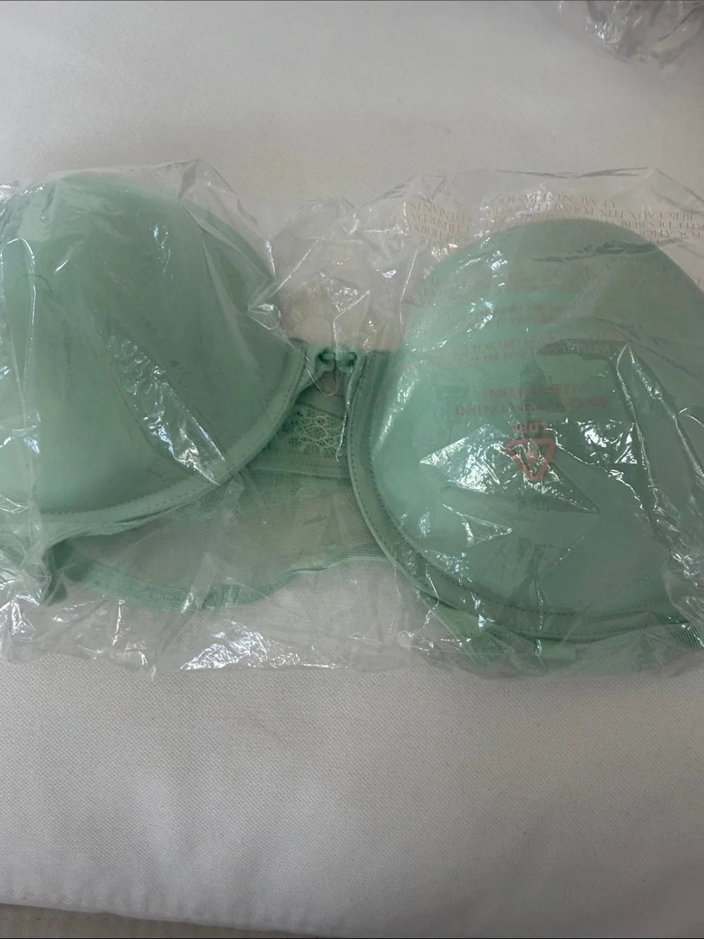 NWT Victoria's Secret Front Close Sexy Tee Smooth Lacie Push-Up Bra Green 36B